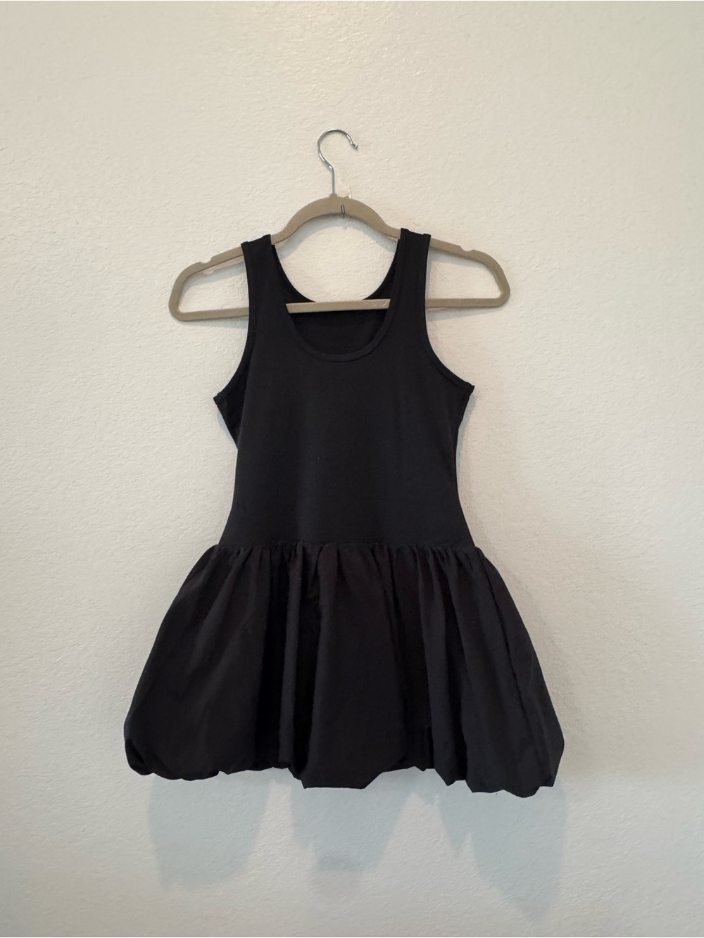 Athletic Works Girls Black Bubble Dress Size 10-12 NWOT